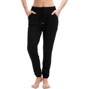 Womens Joggers with Pockets, Drawstring Sweatpants Women for Lounging Jogging Wo
